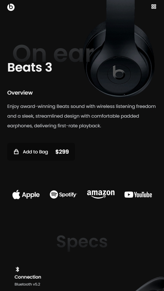 AeroSound Studio Mobile View